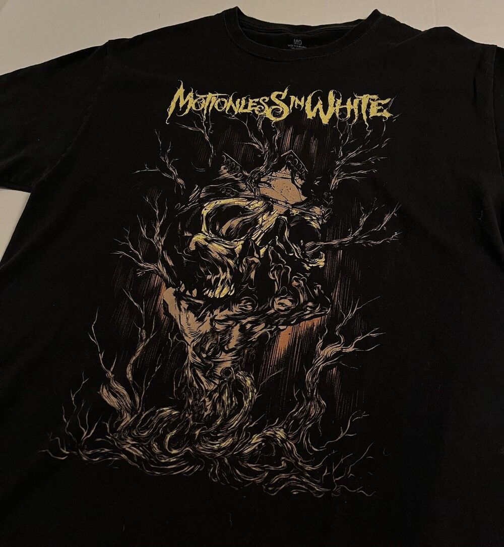 Motionless In White Metalcore Music Band Scoring World T-Shirt MEDIUM Tour Metal